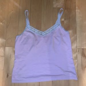 lacy purple top